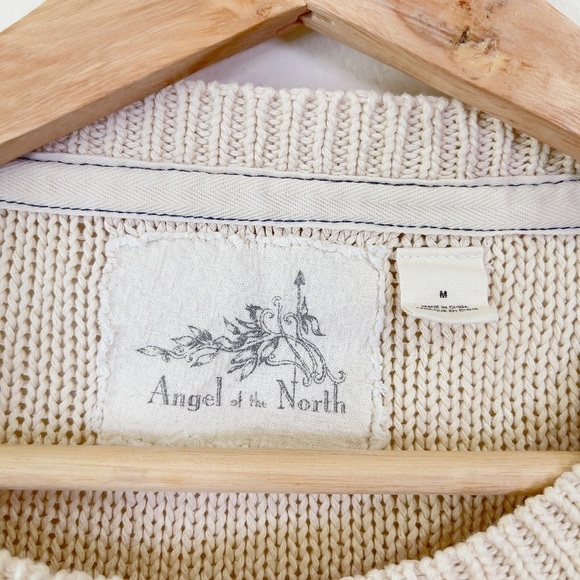 Anthropologie Angel of the North Pom  Pom Sweater - Picture 5 of 11